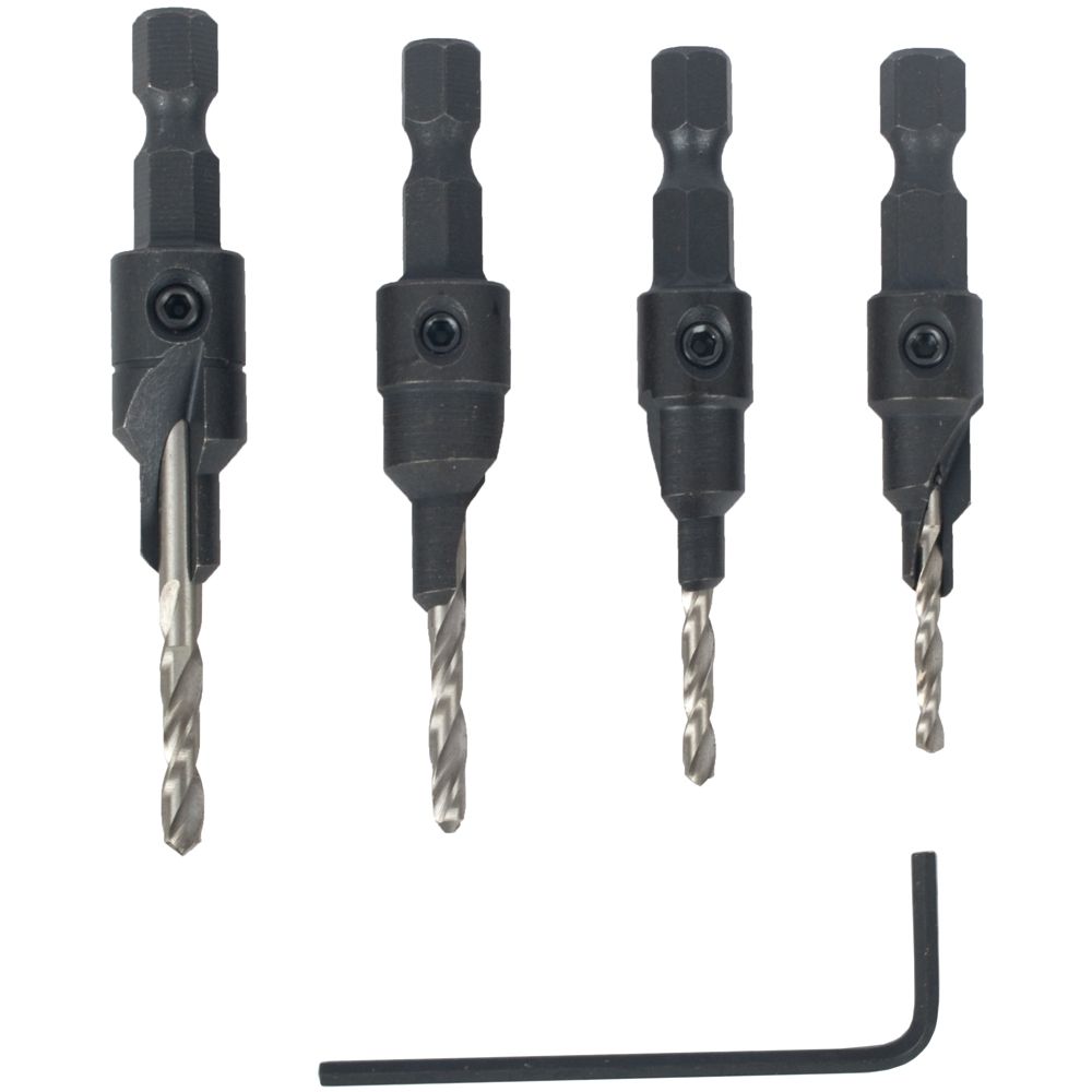 Screw Pilot Set 5pce Carded